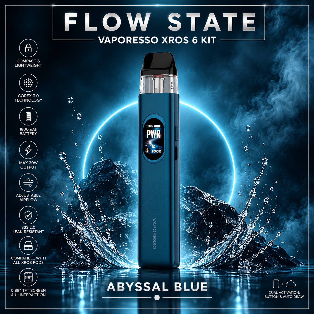 Vaporesso XROS 6 Abyssal Blue