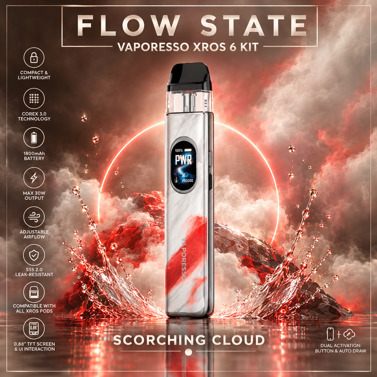 Vaporesso XROS 6 Scorching Cloud